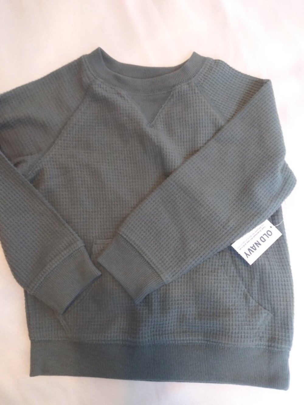 NWT Old Navy Toddler Boy Waffle Knit Long Sleeve Top 2T
